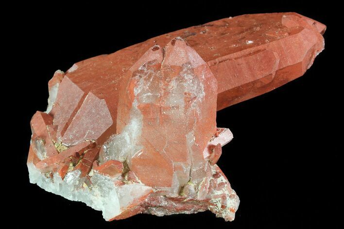 Natural Red Quartz Crystals - Morocco #70755